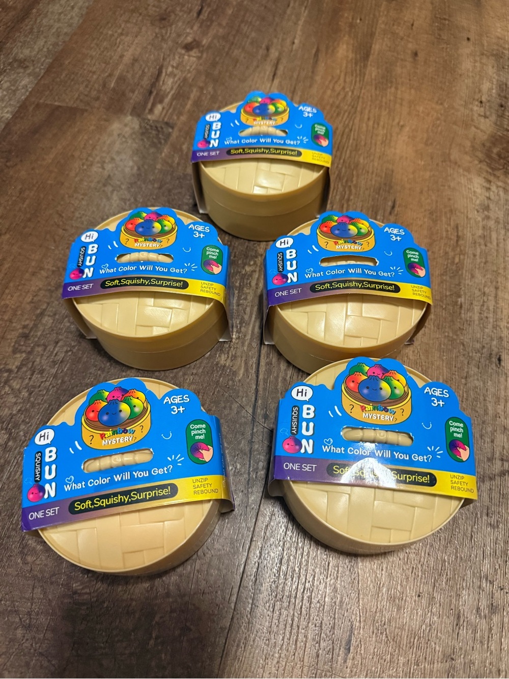 5 pack Mystery Soft Squishy Surprise Toy